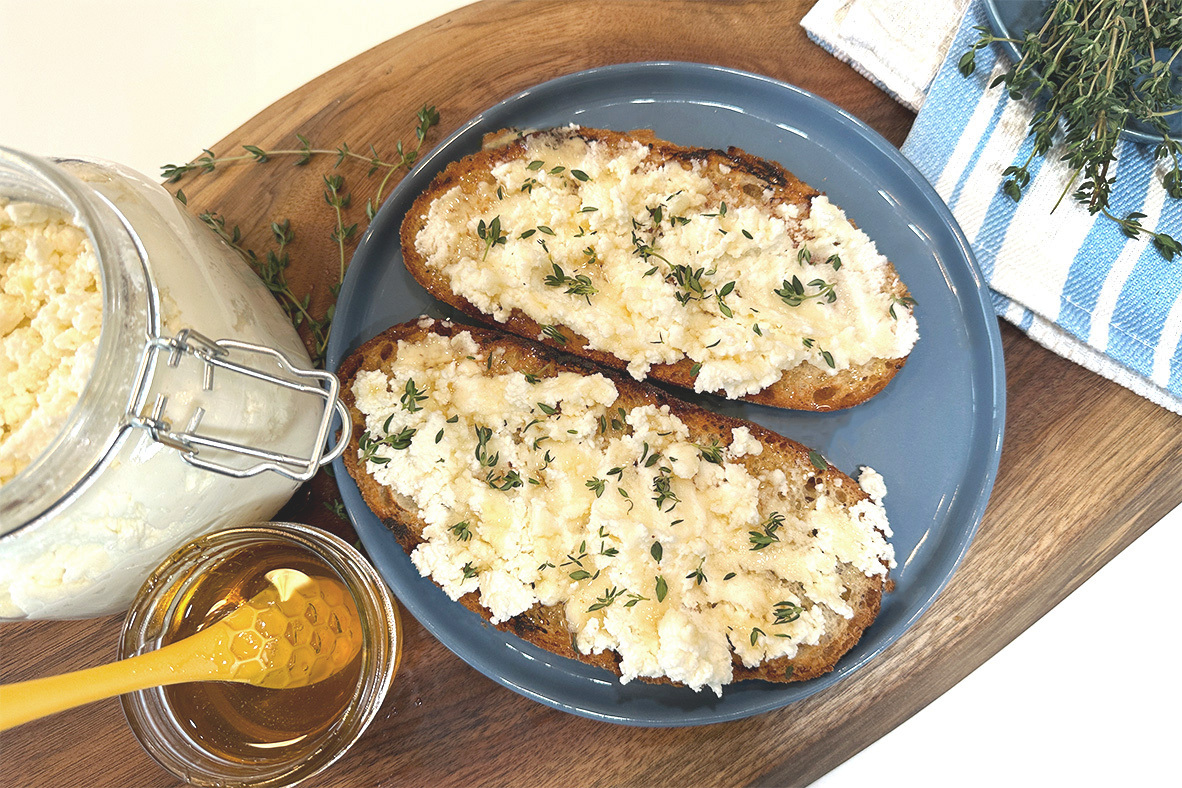 Homemade Ricotta Cheese Canadian Goodness